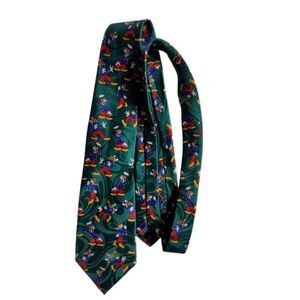 Mickey Unlimited Green and Red Goofy Tie